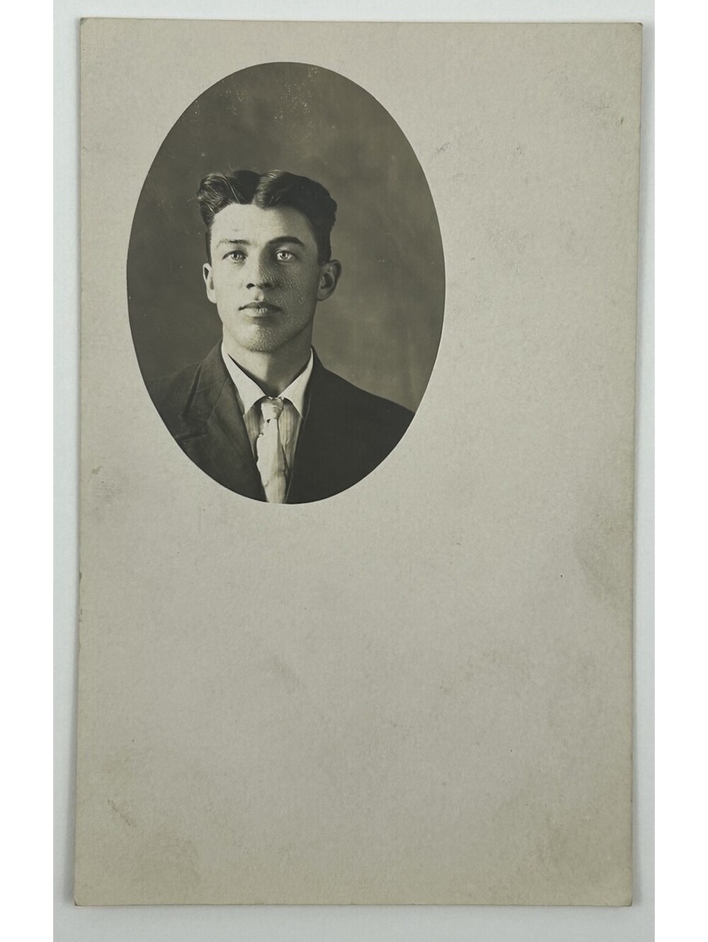 Antique RPPC Real Photo Postcard Man Portrait Marshall Minnesota Lawsuit    E-12
